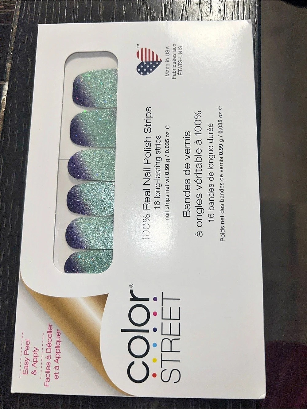 Color Street Mi Little Obsession 100% Real Nail Polish Strips NWT